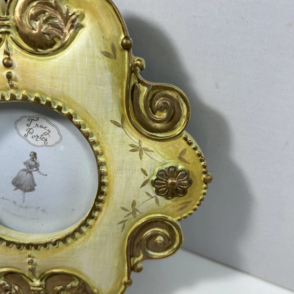 Vintage Tracy Porter Ornate Picture Cottage Frame Style Floral